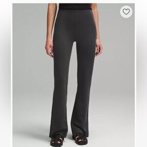 Brushed Softstreme Ribbed Zip Flared Pant 32.5"